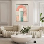 Abstract 640 Canvas Art 60 x 40 cm / Black