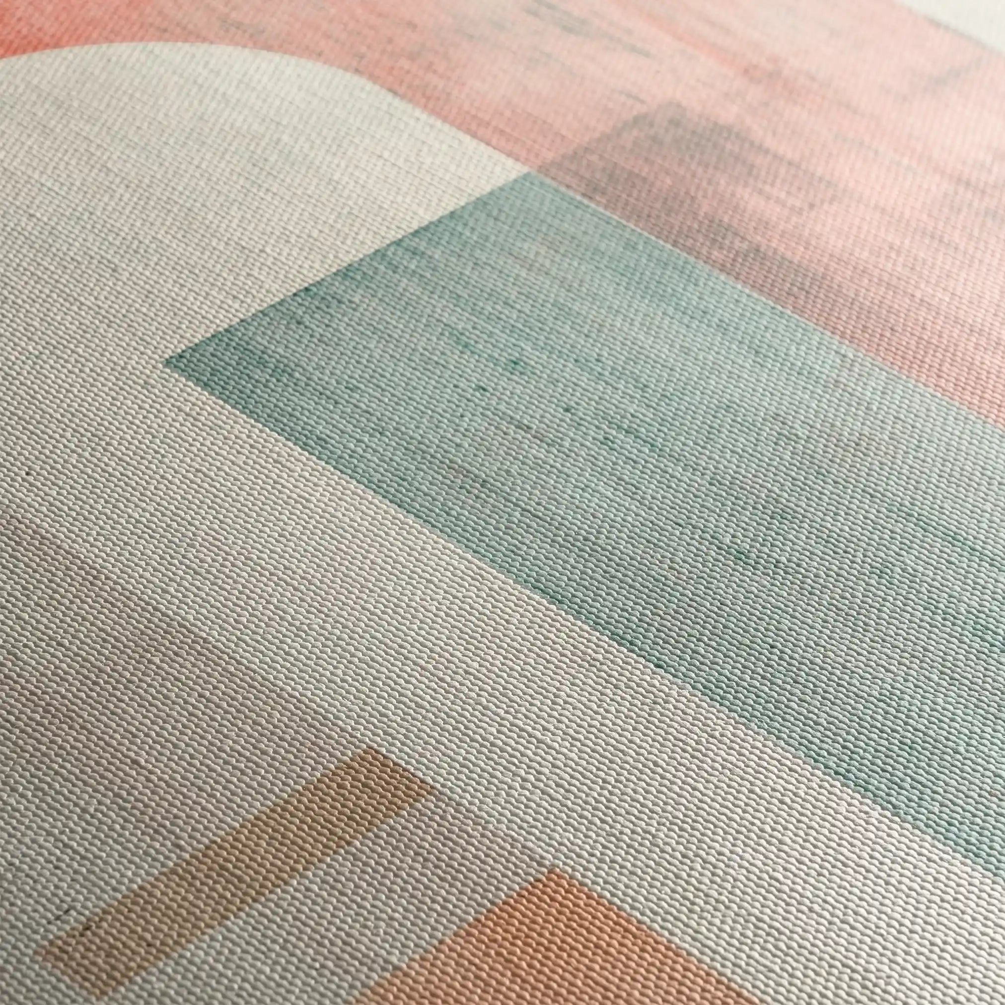 Abstract 640 Canvas Art 60 x 40 cm / Black