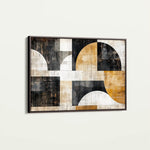 Abstract 641 Canvas Art 60 x 40 cm / Black