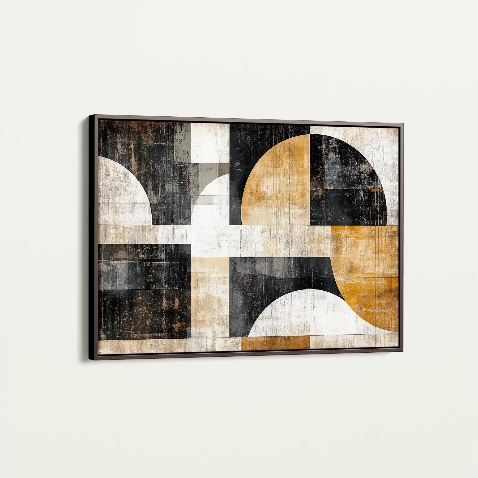 Abstract 641 Canvas Art 60 x 40 cm / Black