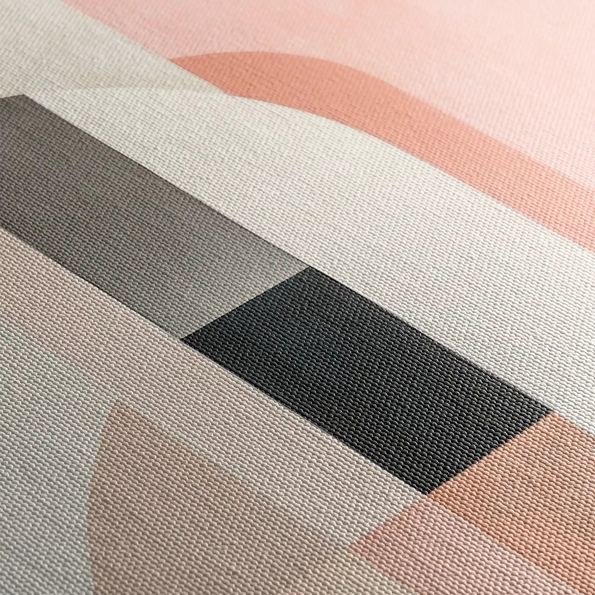 Abstract 643 Canvas Art 60 x 40 cm / Black