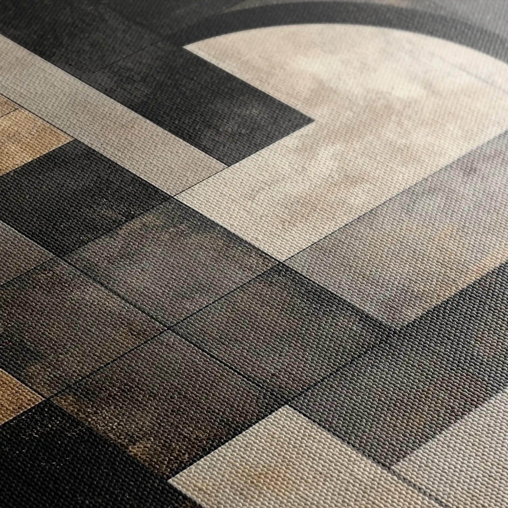 Abstract 644 Canvas Art 60 x 40 cm / Black