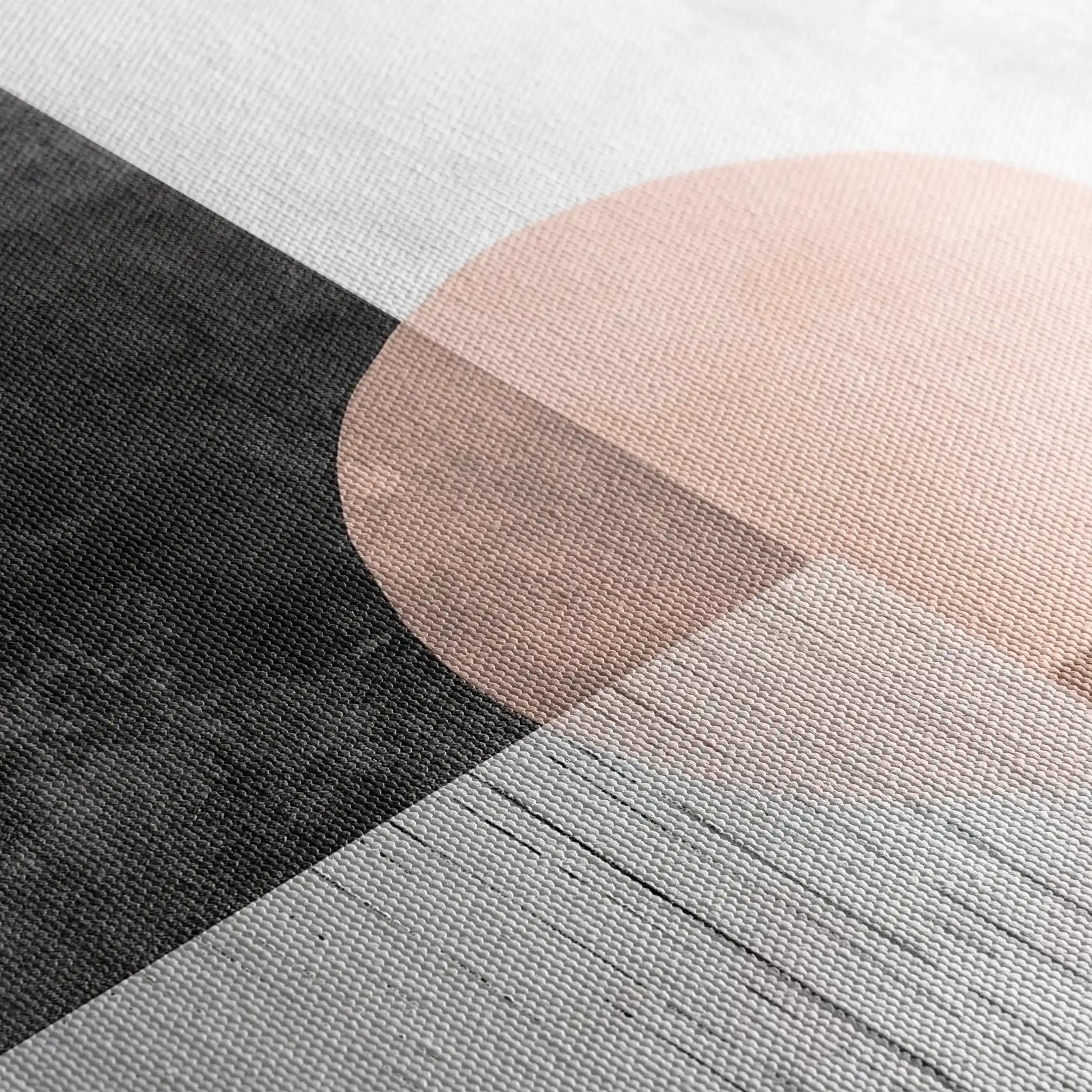 Abstract 646 Canvas Art 60 x 40 cm / Black