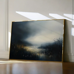 Abstract 649 Canvas Art 60 x 40 cm / Black