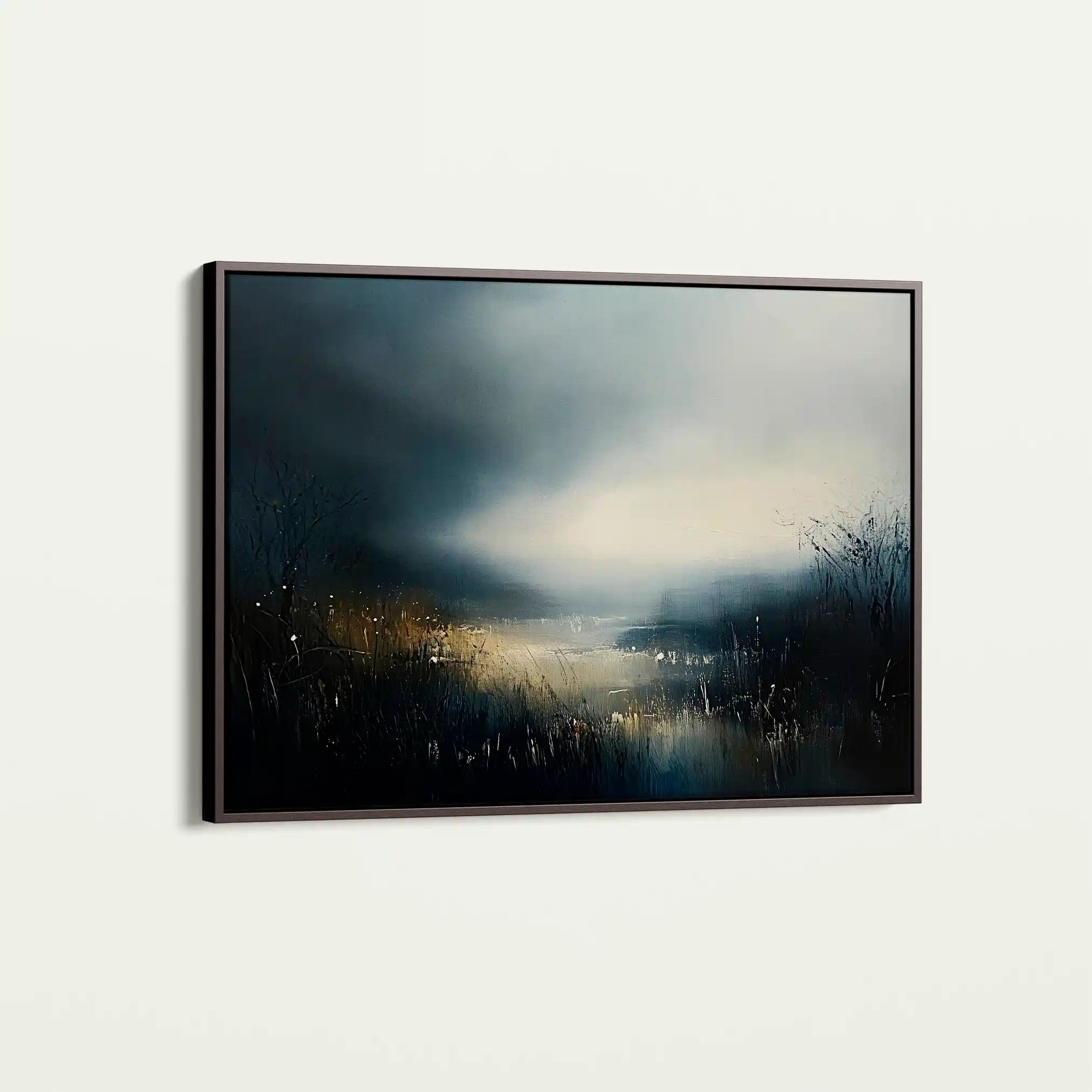 Abstract 649 Canvas Art 60 x 40 cm / Black