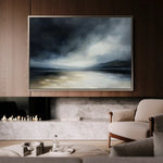 Abstract 650 Canvas Art 60 x 40 cm / Black