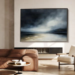 Abstract 650 Canvas Art 60 x 40 cm / Black