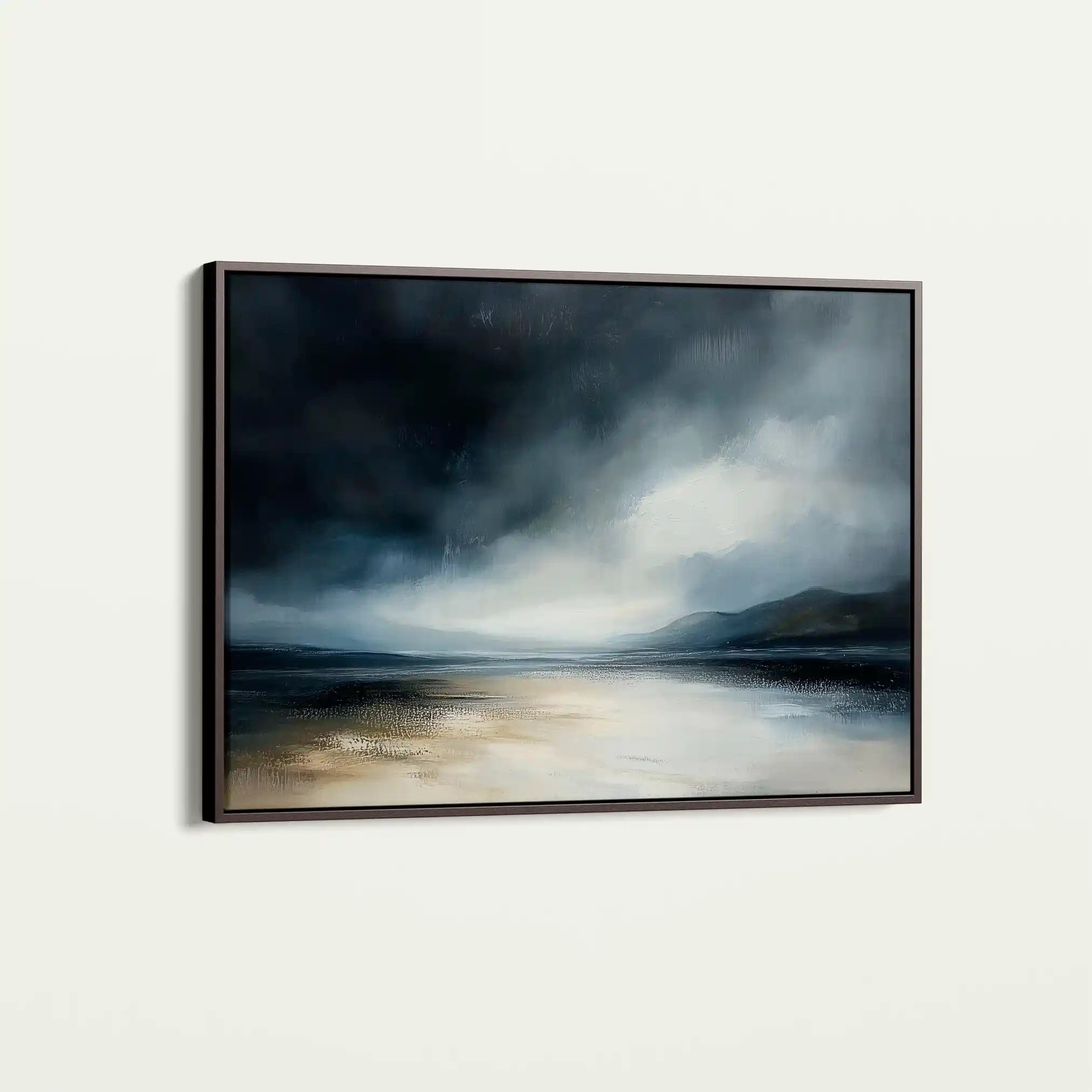 Abstract 650 Canvas Art 60 x 40 cm / Black
