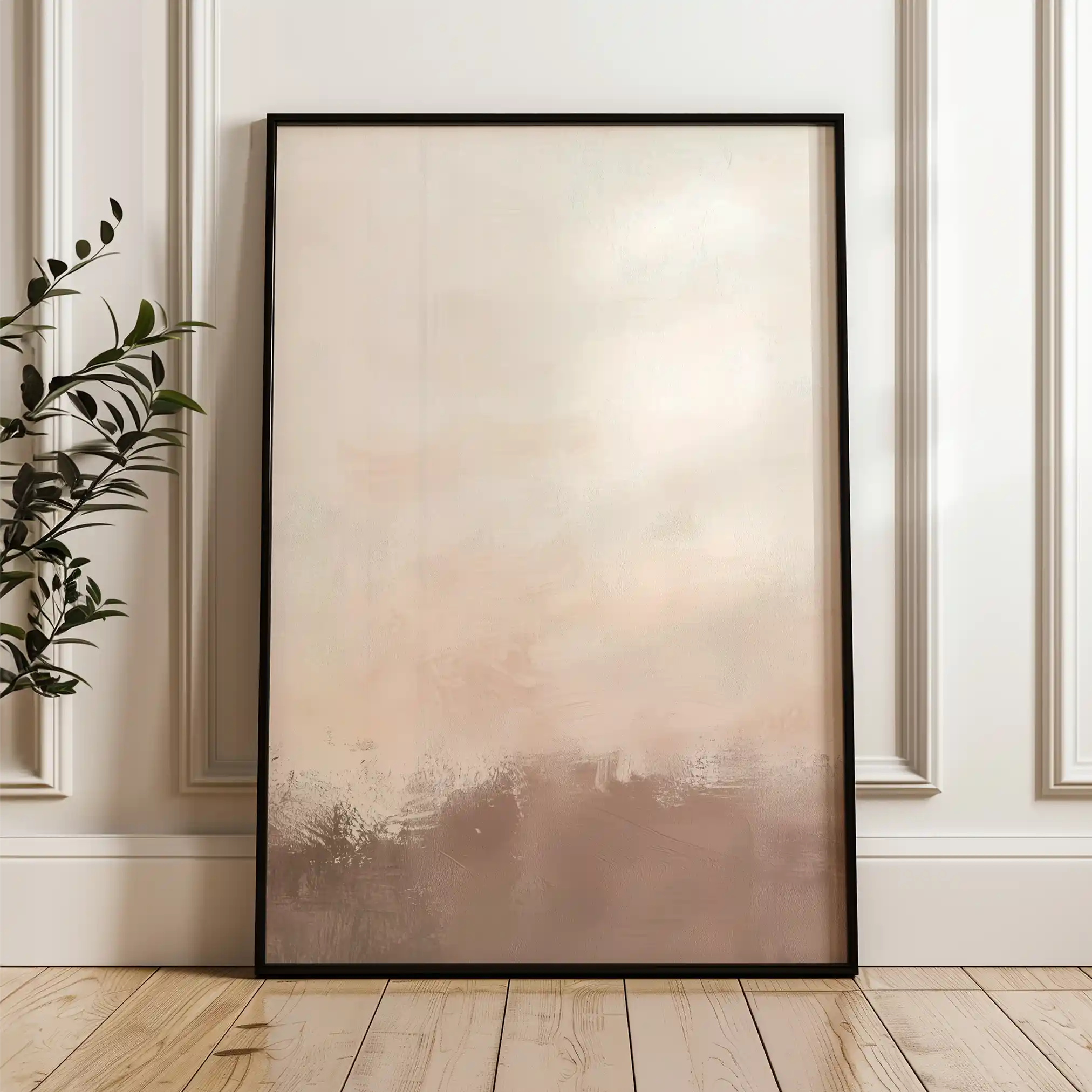 Abstract 651 Canvas Art 60 x 40 cm / Black