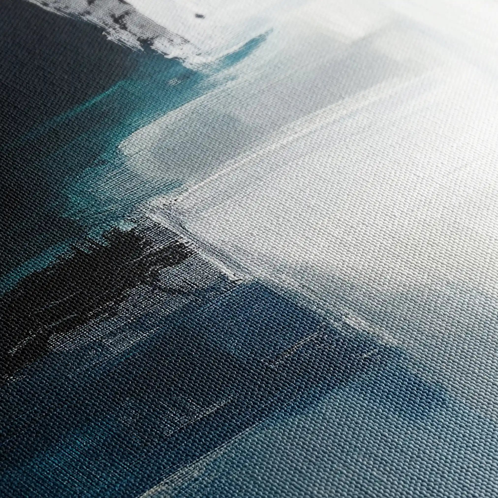 Abstract 653 Canvas Art 60 x 40 cm / Black