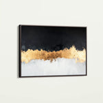 Abstract 654 Canvas Art 60 x 40 cm / Black