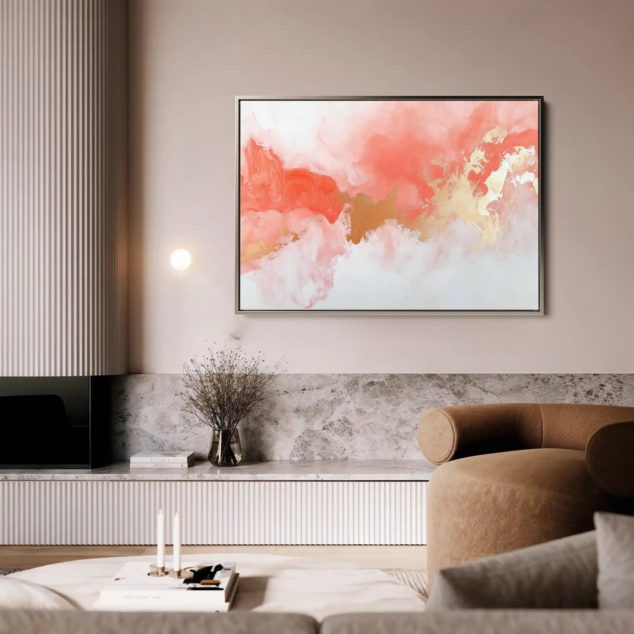 Abstract 658 Canvas Art 60 x 40 cm / Black