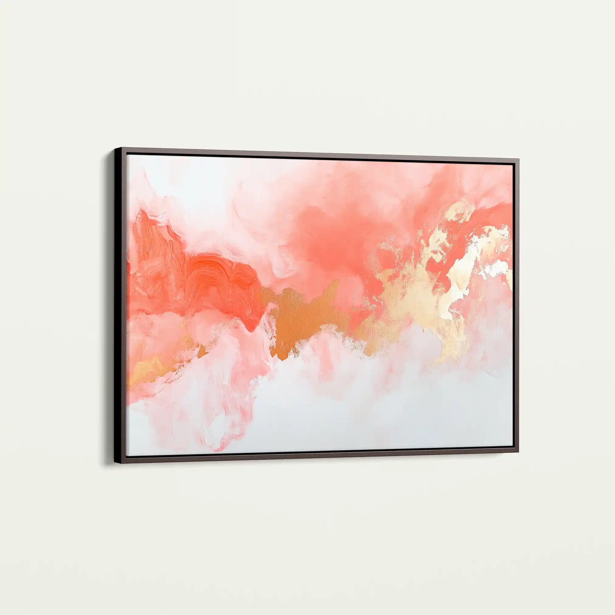 Abstract 658 Canvas Art 60 x 40 cm / Black