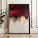 Abstract 660 Canvas Art 60 x 40 cm / Black