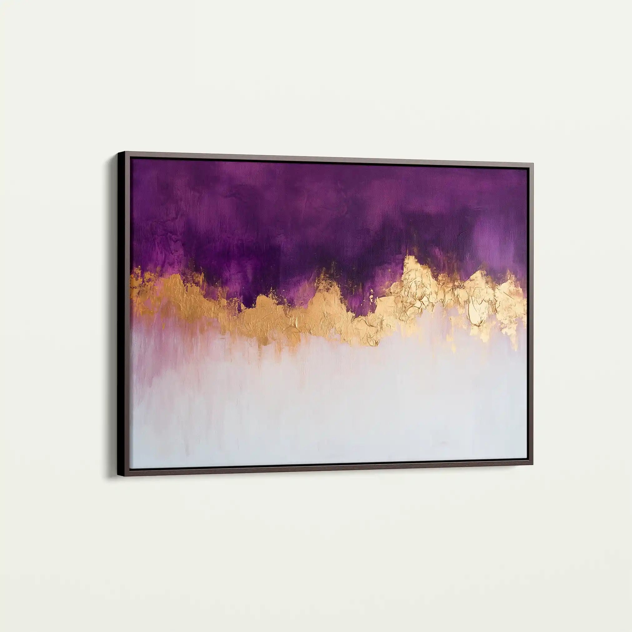 Abstract 661 Canvas Art 60 x 40 cm / Black