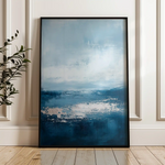 Abstract 662 Canvas Art 60 x 40 cm / Black