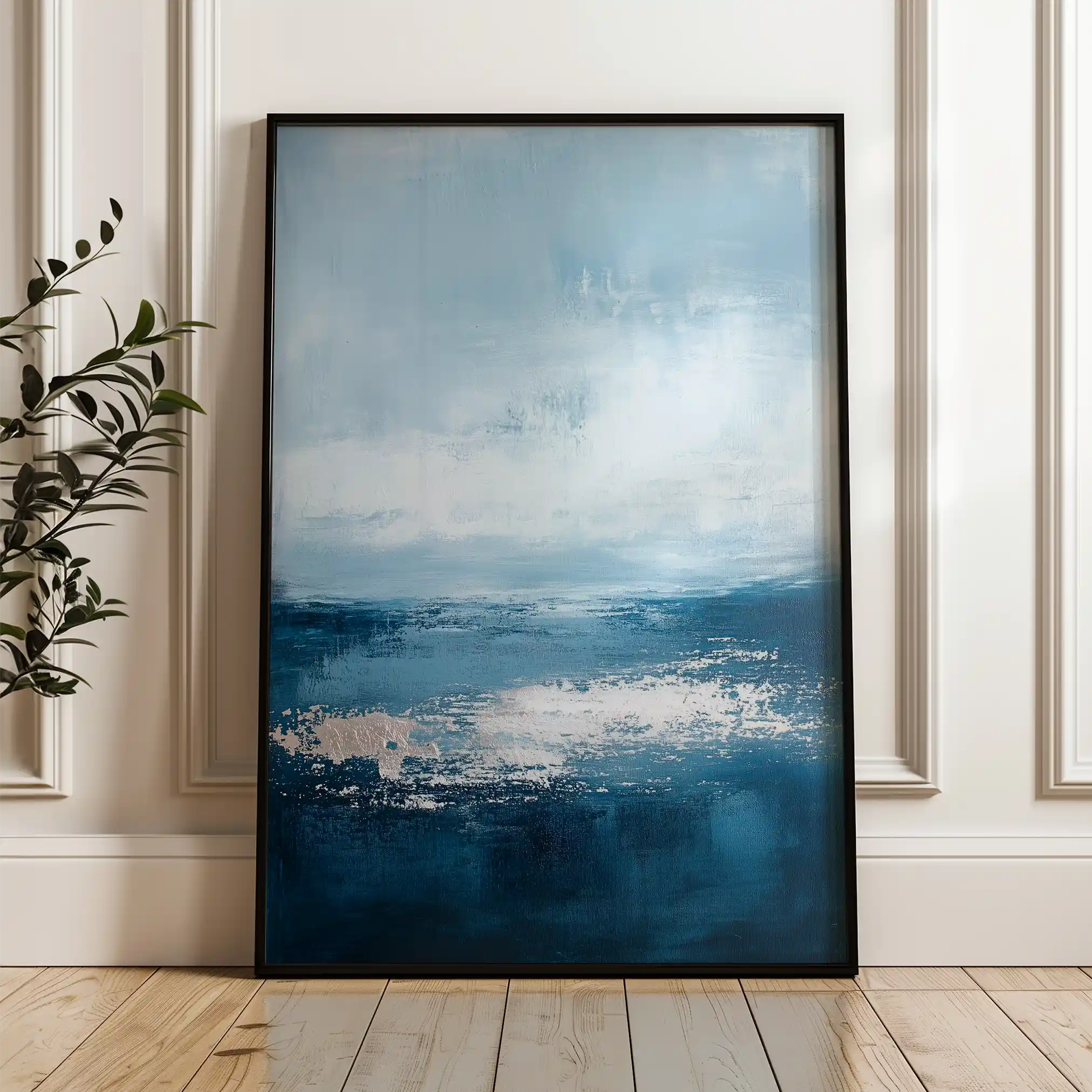 Abstract 662 Canvas Art 60 x 40 cm / Black