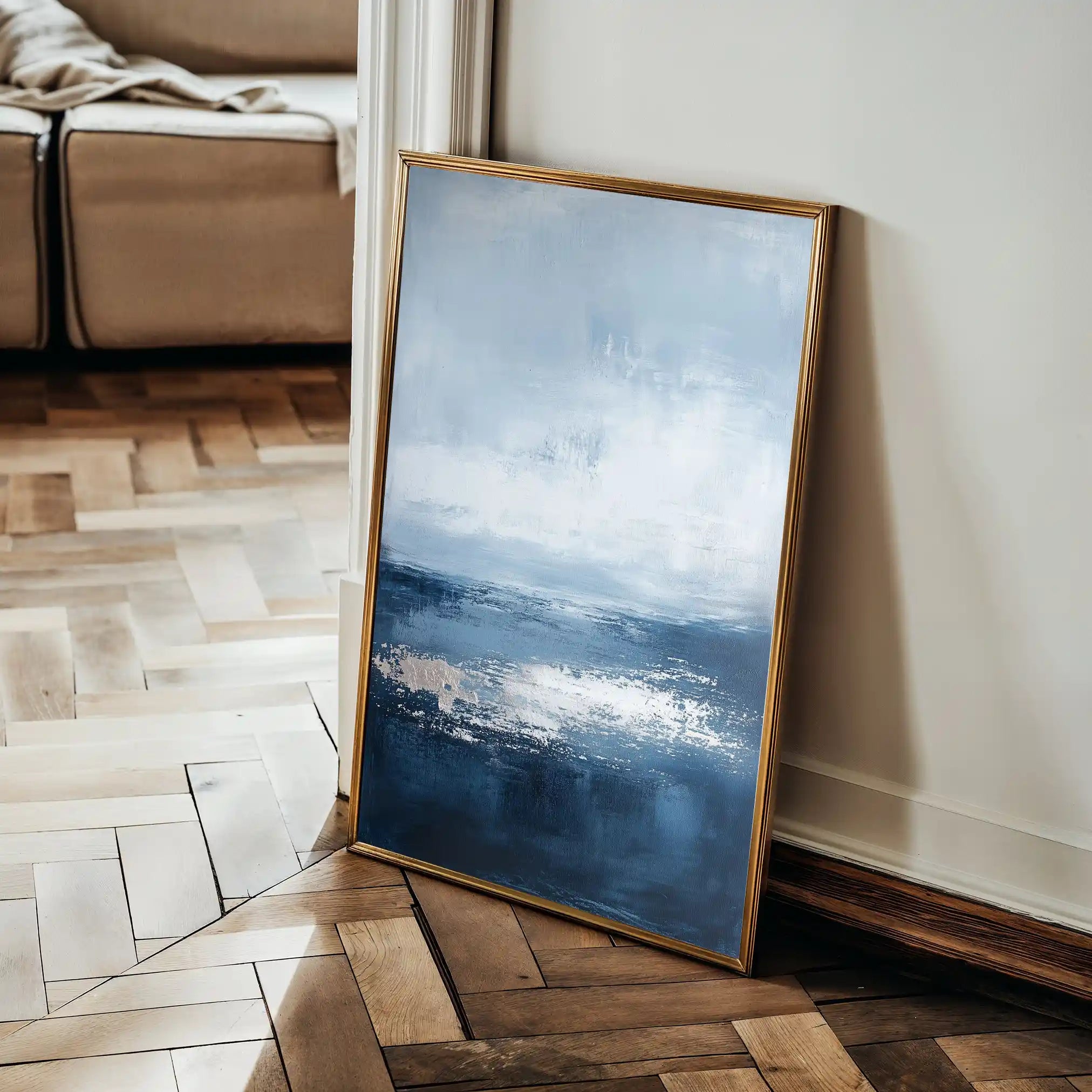 Abstract 662 Canvas Art 60 x 40 cm / Black