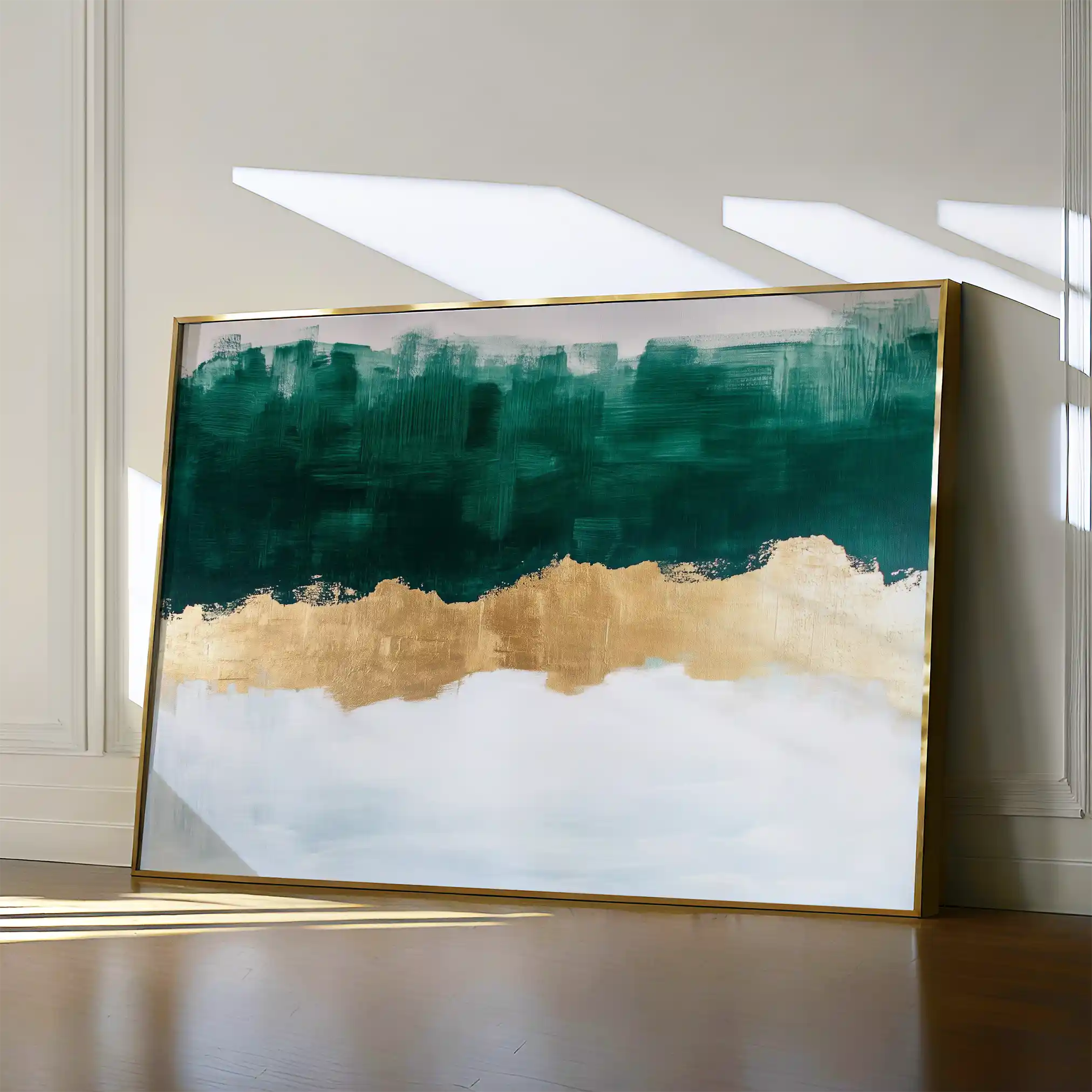 Abstract 663 Canvas Art 60 x 40 cm / Black