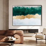 Abstract 663 Canvas Art 60 x 40 cm / Black