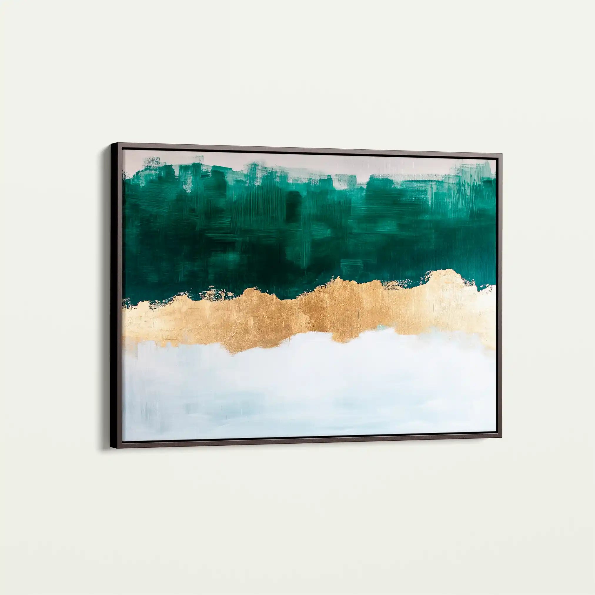 Abstract 663 Canvas Art 60 x 40 cm / Black