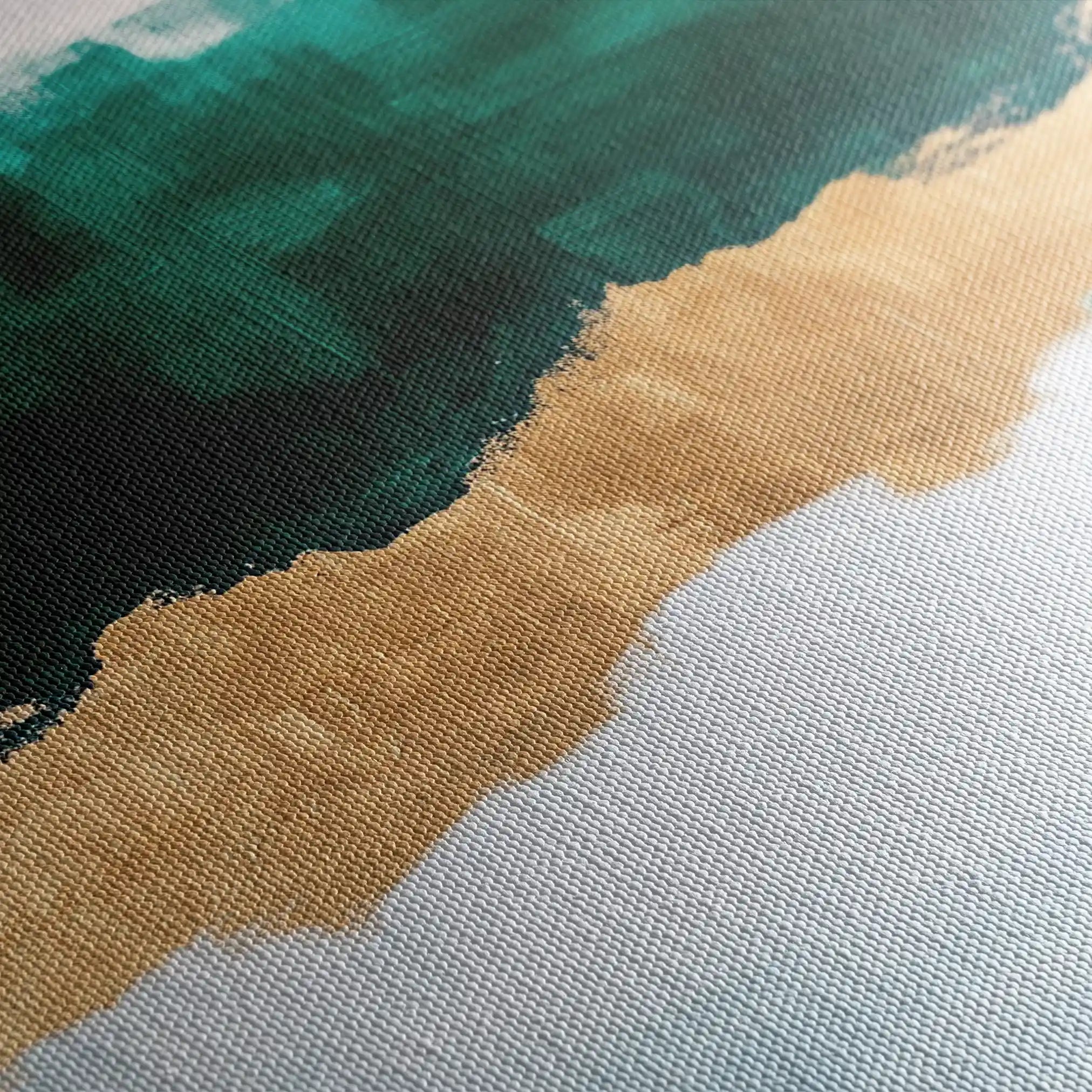 Abstract 663 Canvas Art 60 x 40 cm / Black