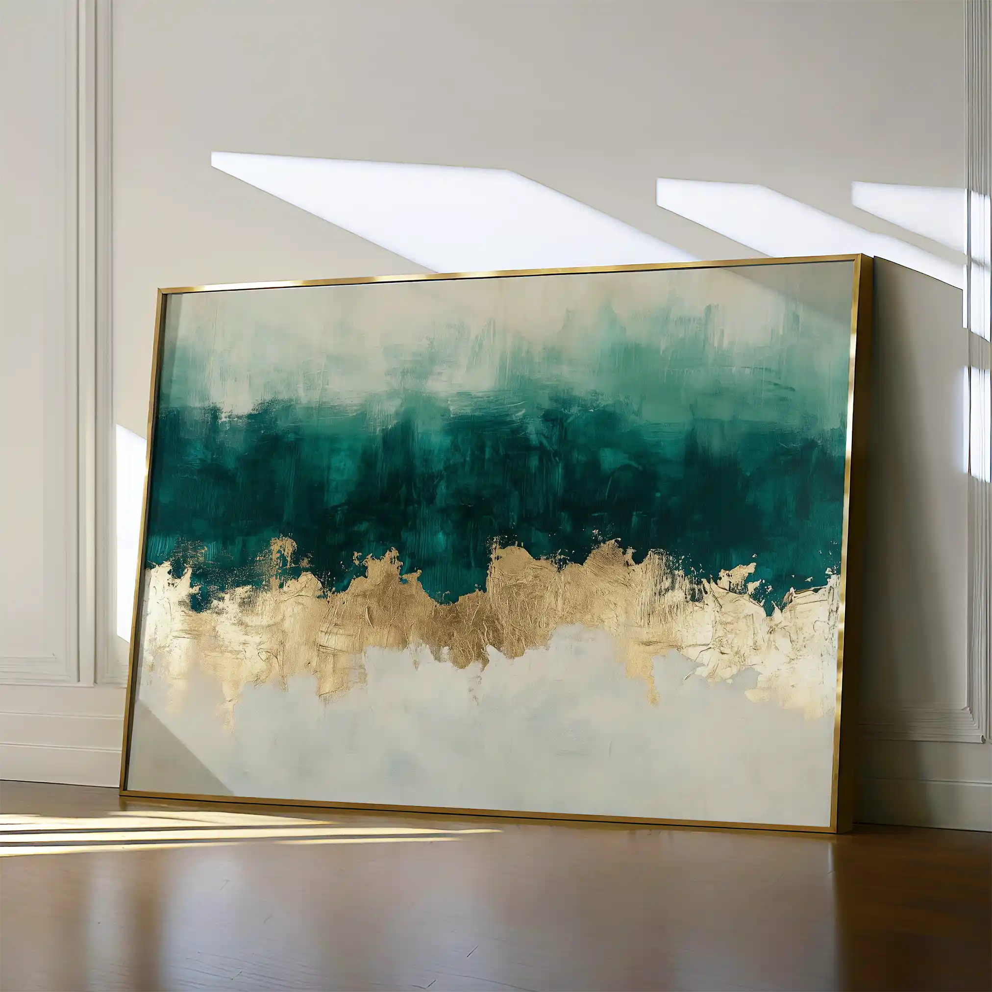 Abstract 664 Canvas Art 60 x 40 cm / Black