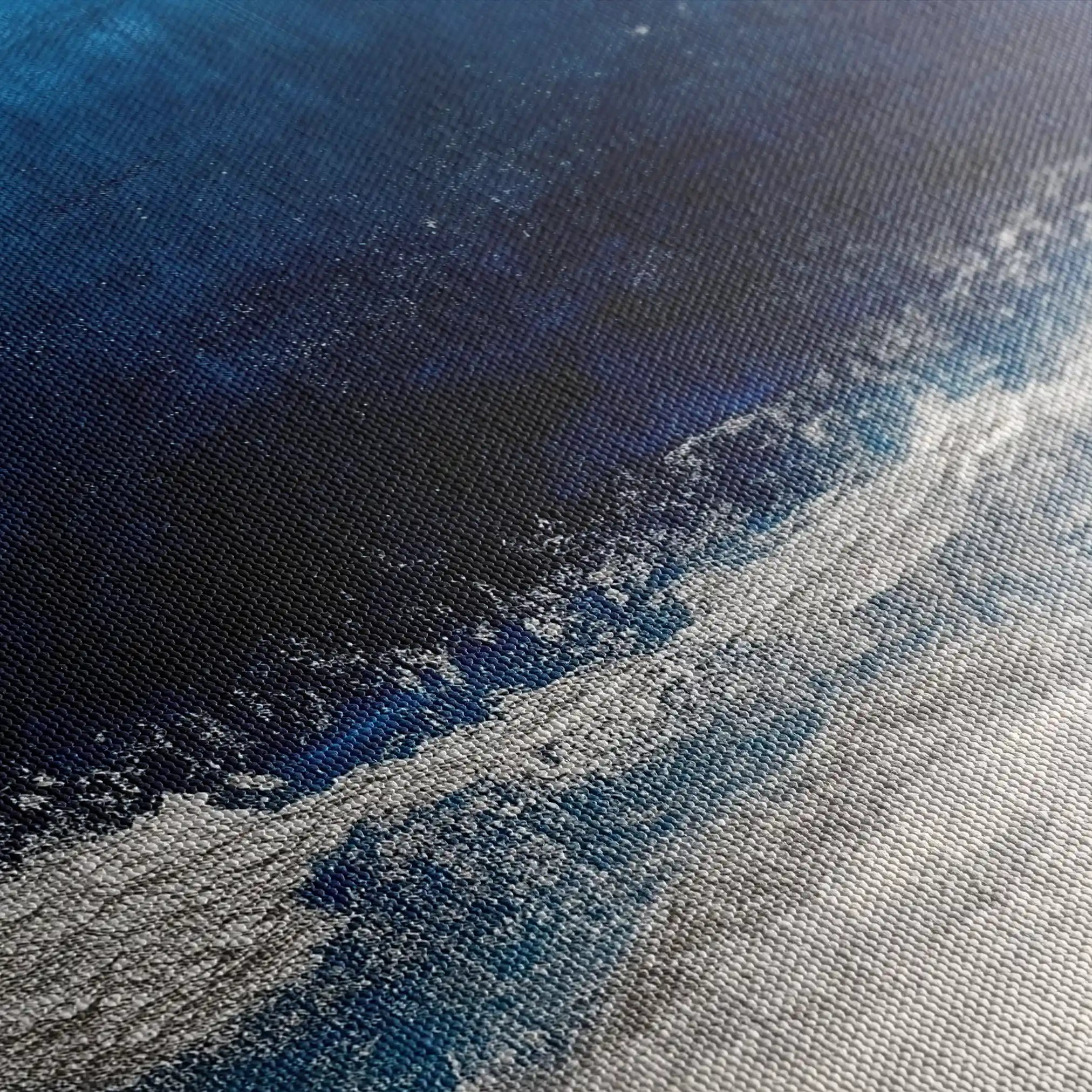 Abstract 668 Canvas Art 60 x 40 cm / Black