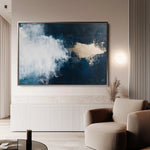 Abstract 669 Canvas Art 60 x 40 cm / Black