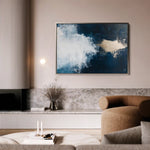 Abstract 669 Canvas Art 60 x 40 cm / Black