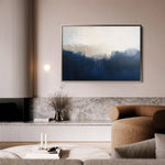 Abstract 670 Canvas Art 60 x 40 cm / Black