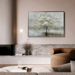 Floral 670 Canvas Art 60 x 40 cm / Black