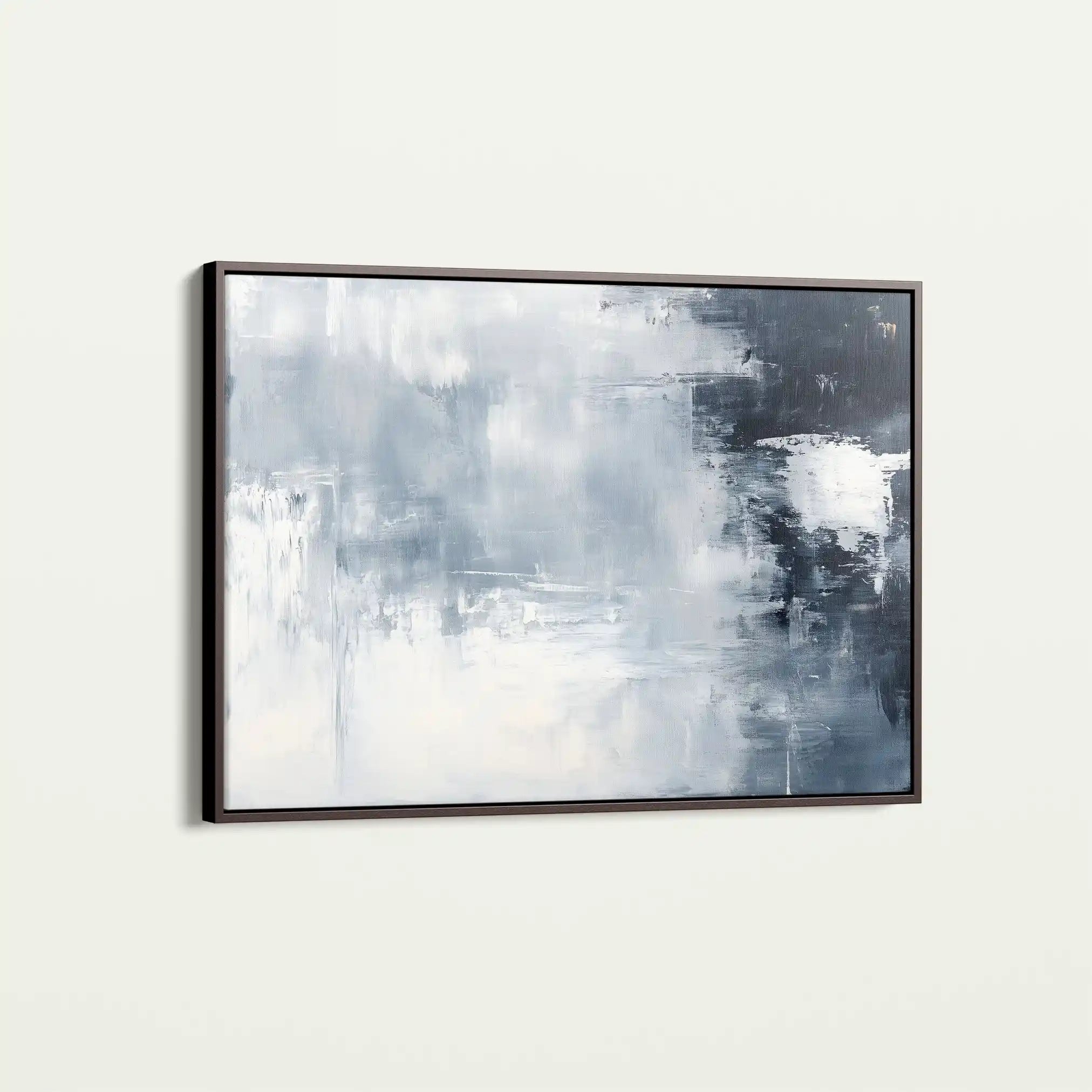 Abstract 675 Canvas Art 60 x 40 cm / Black