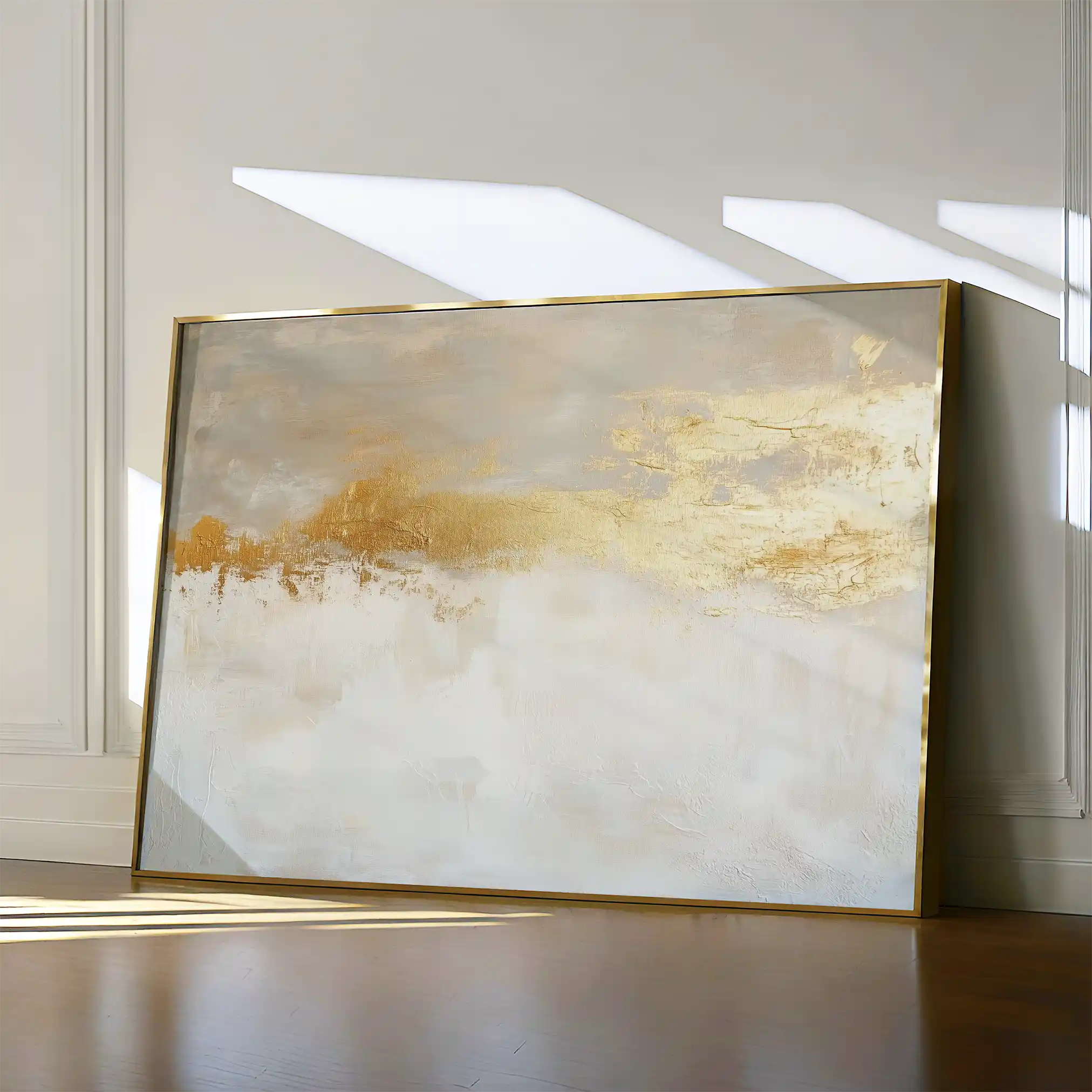 Abstract 676 Canvas Art 60 x 40 cm / Black