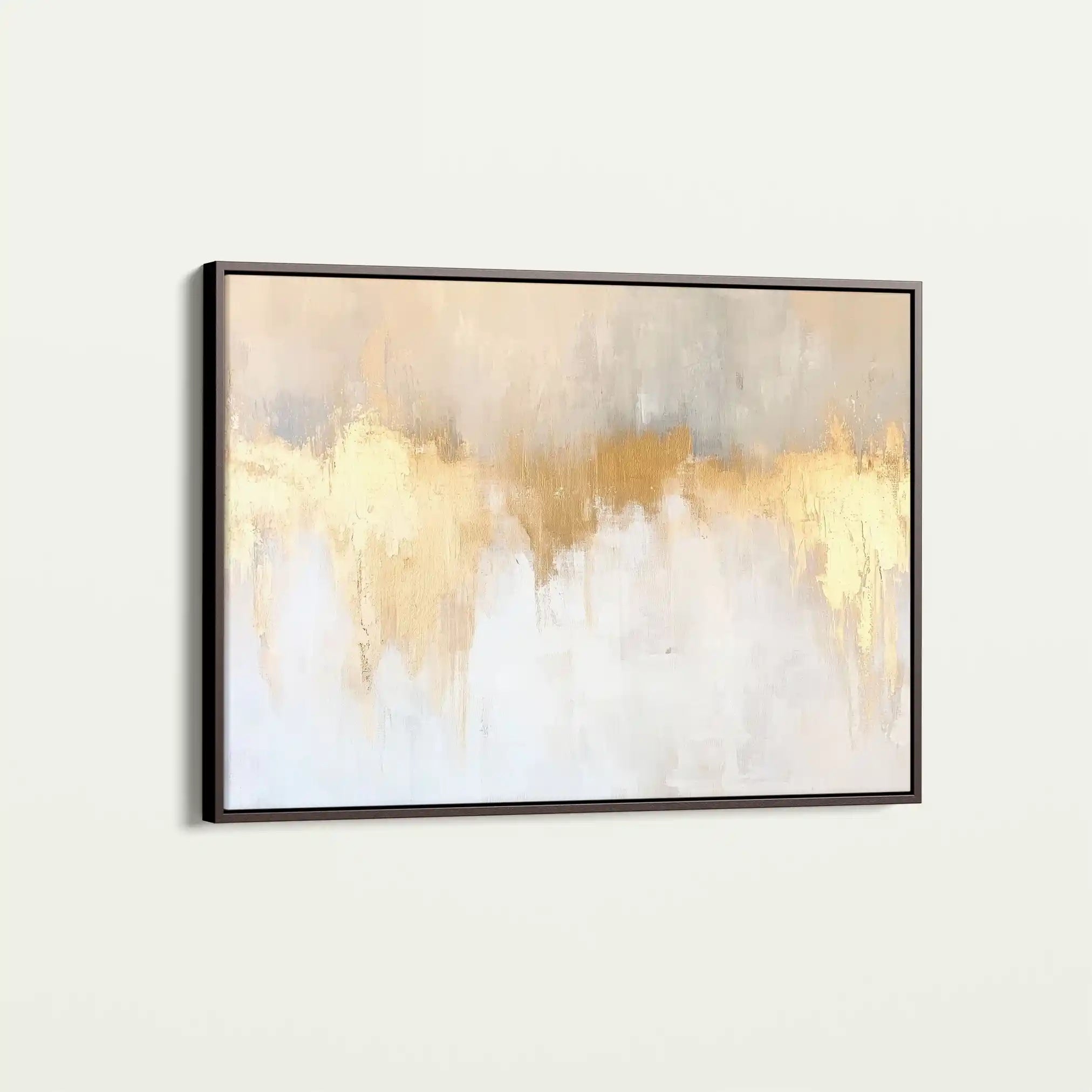 Abstract 677 Canvas Art 60 x 40 cm / Black