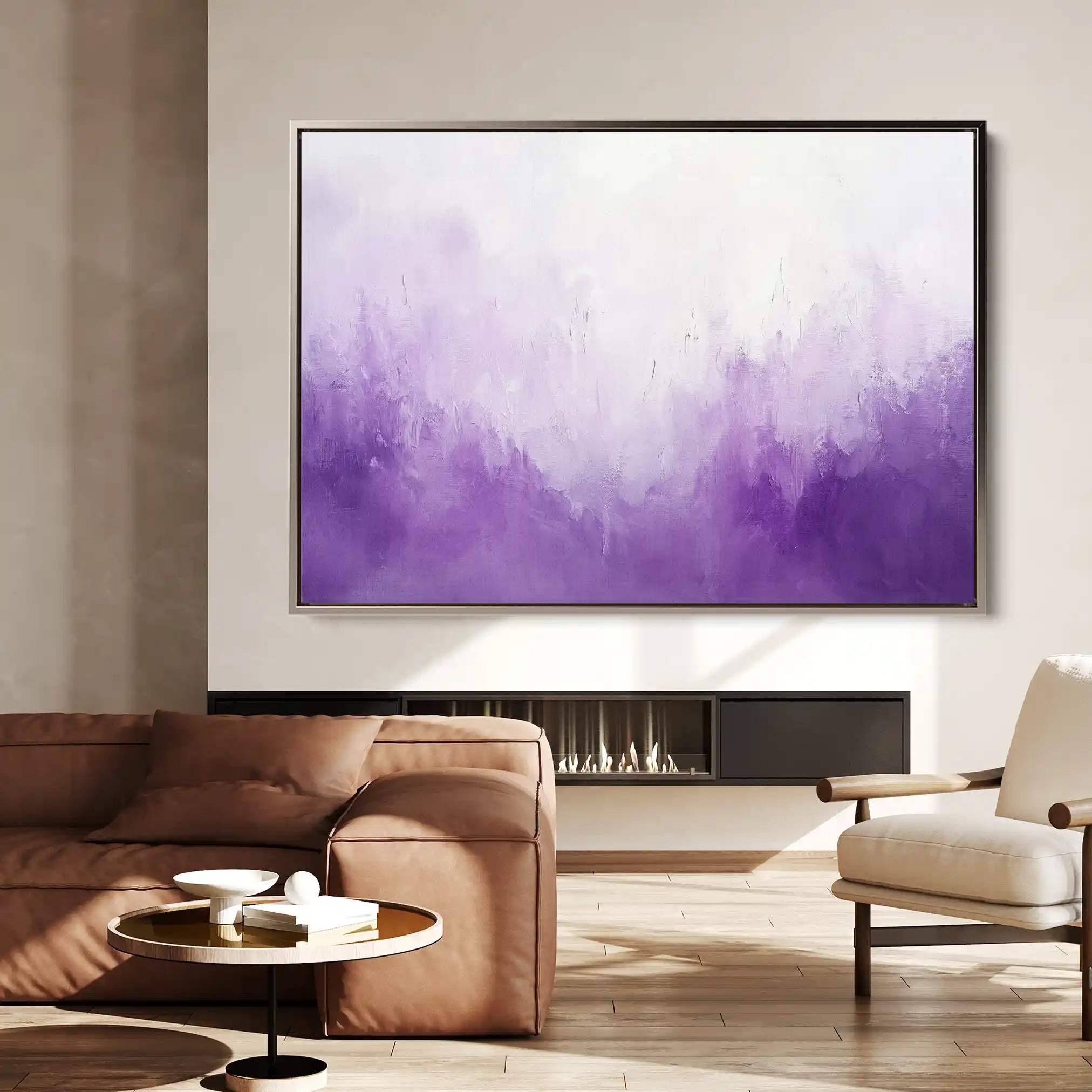 Abstract 678 Canvas Art 60 x 40 cm / Black