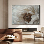 Floral 679 Canvas Art 60 x 40 cm / Black