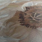 Floral 679 Canvas Art 60 x 40 cm / Black