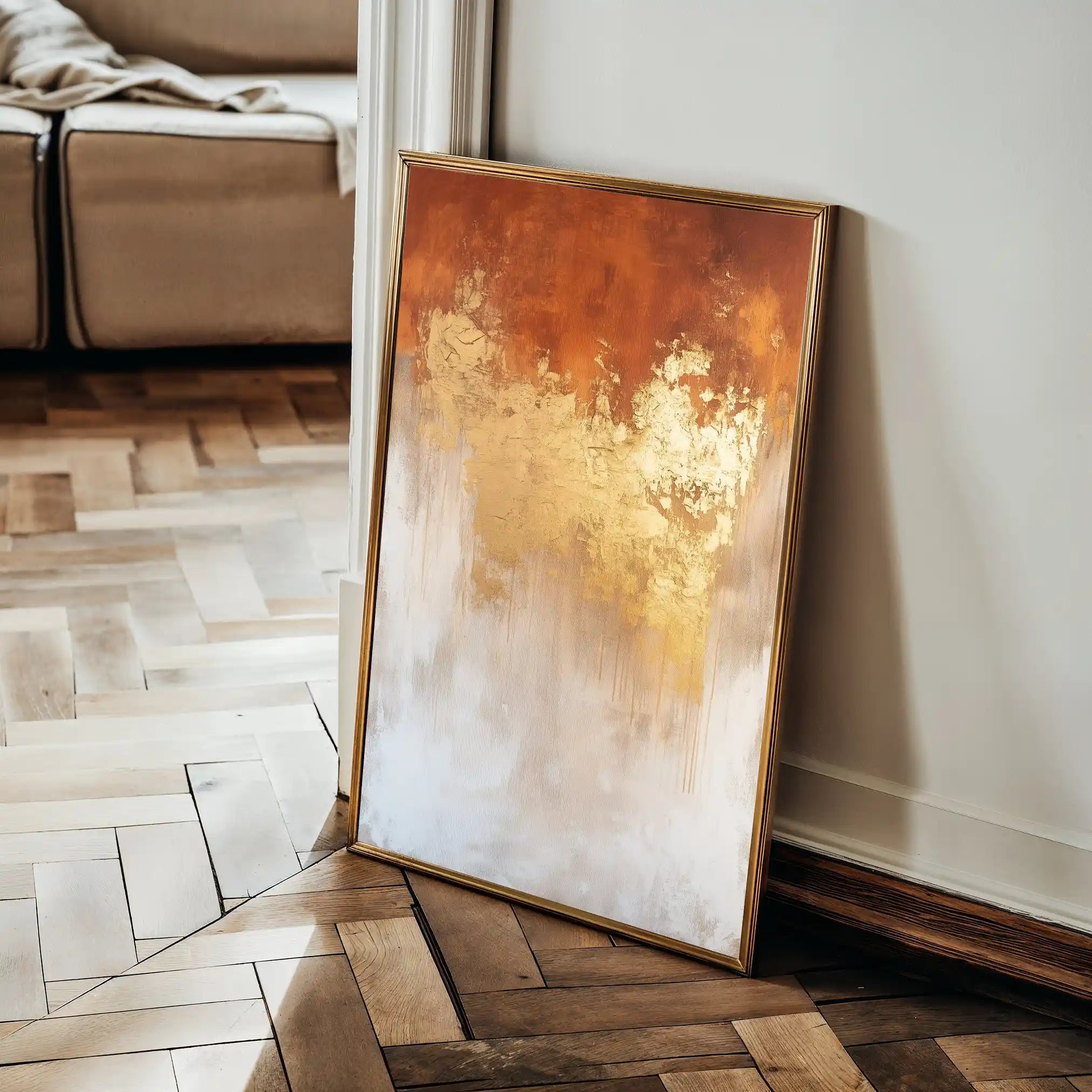 Abstract 680 Canvas Art 60 x 40 cm / Black