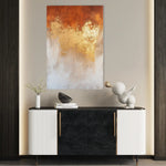 Abstract 680 Canvas Art 60 x 40 cm / Black