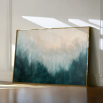 Abstract 682 Canvas Art 60 x 40 cm / Black