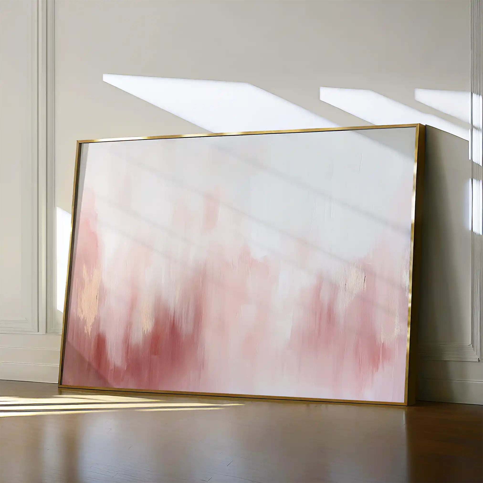 Abstract 684 Canvas Art 60 x 40 cm / Black