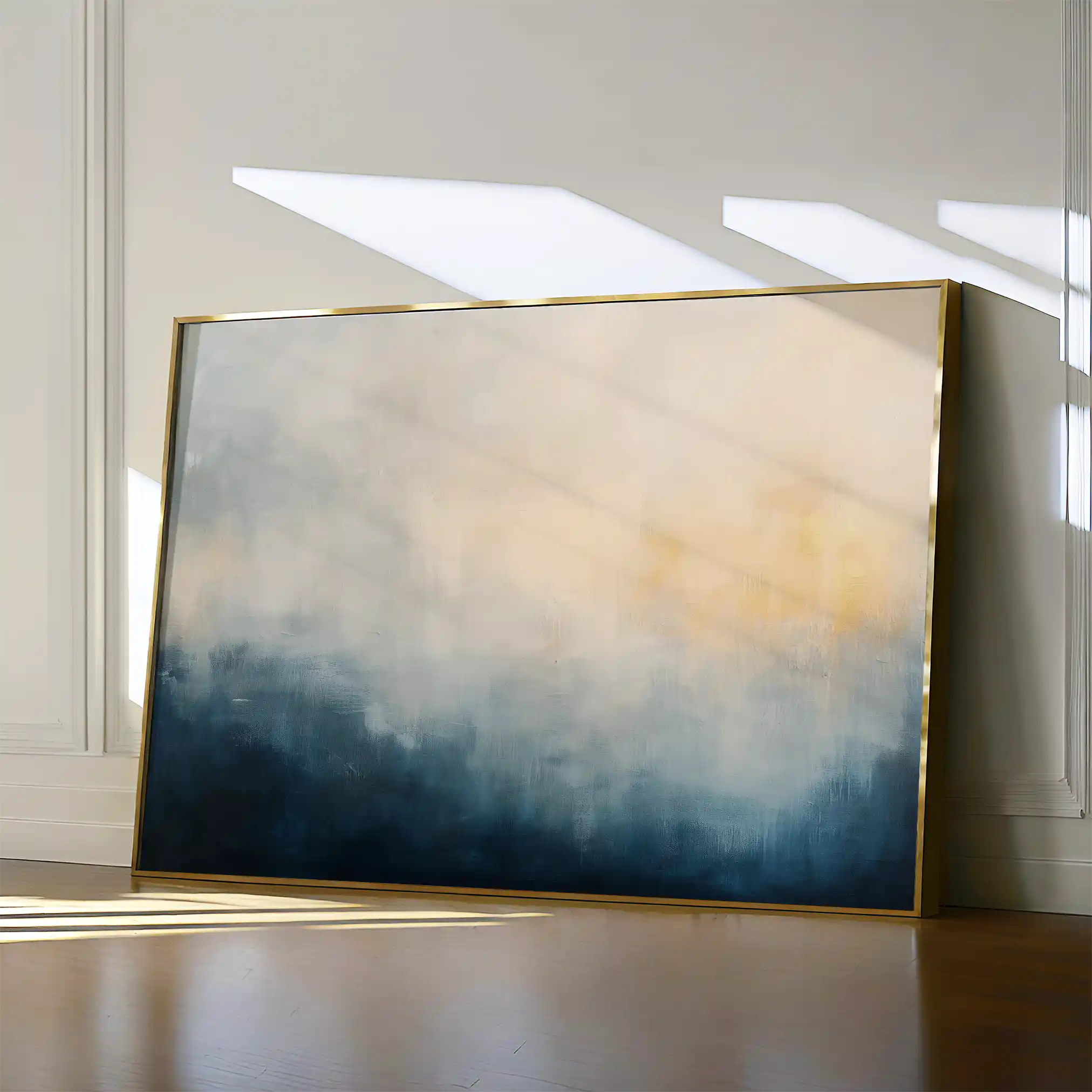 Abstract 686 Canvas Art 60 x 40 cm / Black