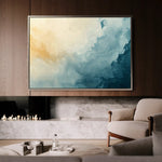 Abstract 687 Canvas Art 60 x 40 cm / Black