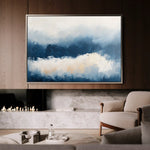 Abstract 688 Canvas Art 60 x 40 cm / Black