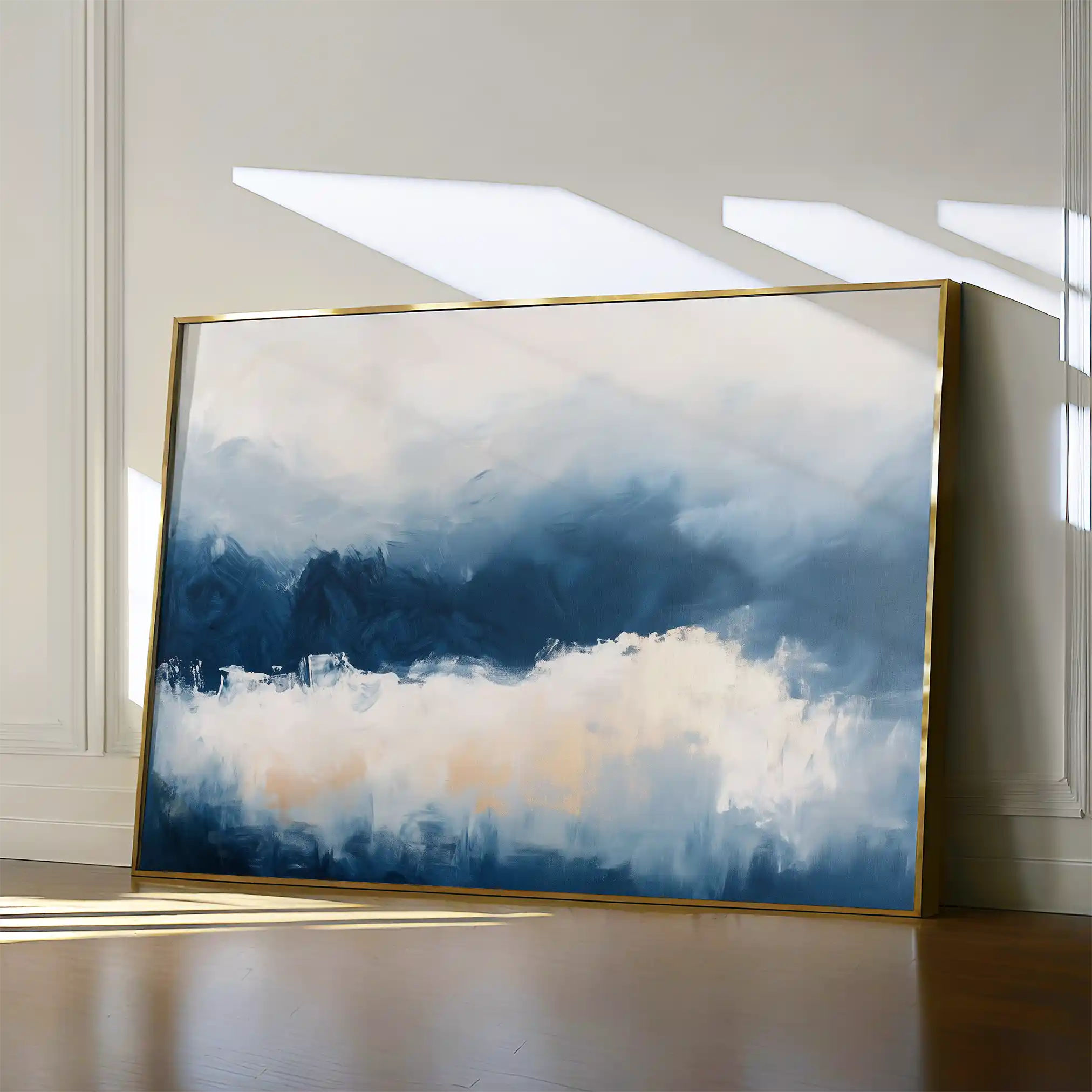 Abstract 688 Canvas Art 60 x 40 cm / Black