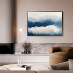 Abstract 688 Canvas Art 60 x 40 cm / Black