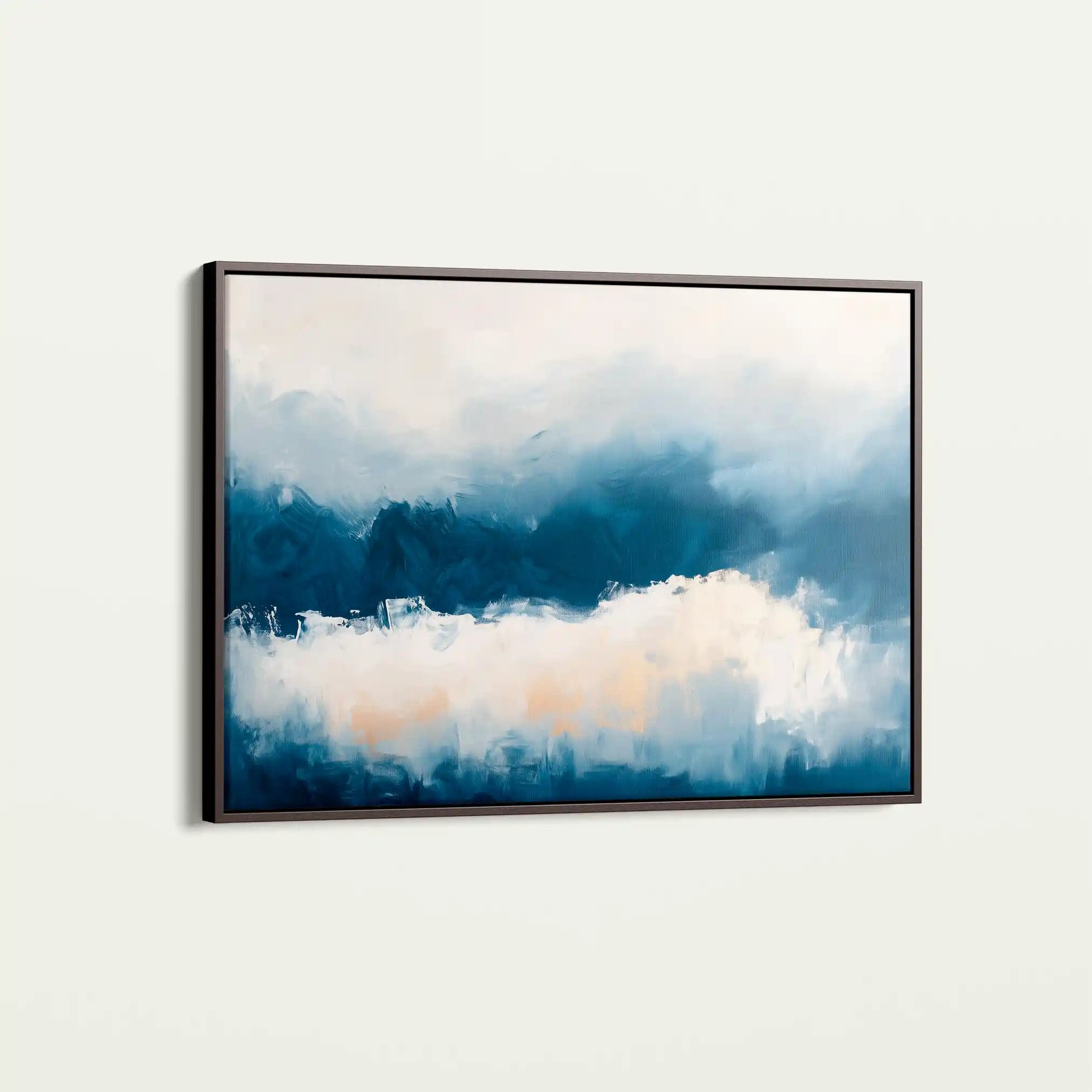 Abstract 688 Canvas Art 60 x 40 cm / Black