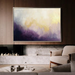 Abstract 690 Canvas Art 60 x 40 cm / Black