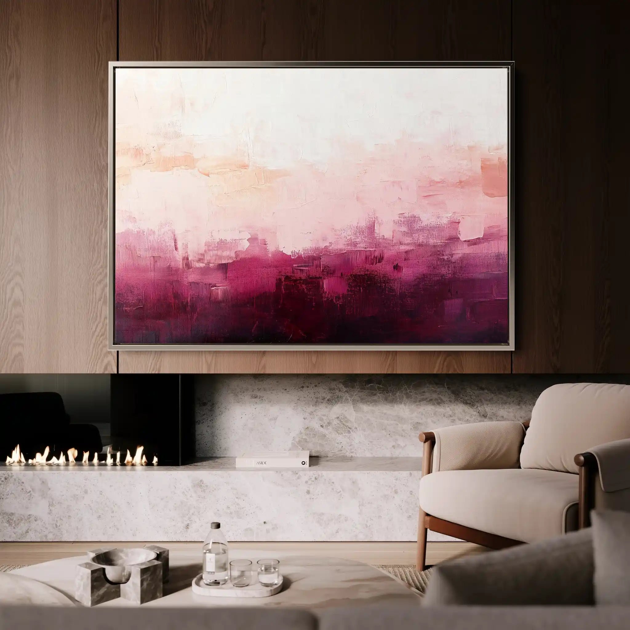 Abstract 691 Canvas Art 60 x 40 cm / Black